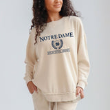 Notre Dame Top of the Class Burnout Crewneck