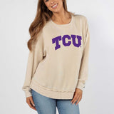 TCU Classic College Burnout Pullover