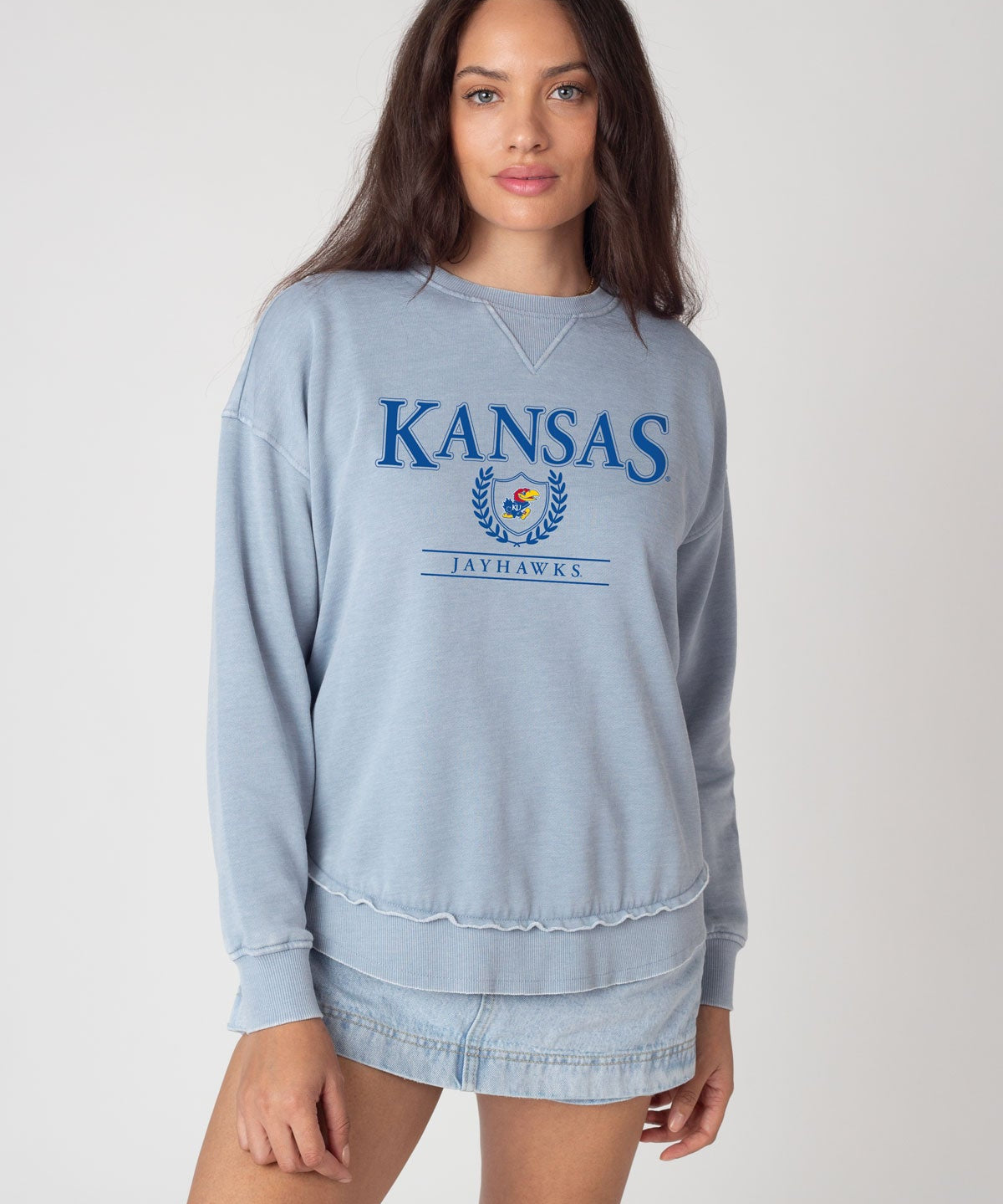 Sweat à capuche de football des Jayhawks du Kansas Sweat à capuche de football des Jayhawks du Kansas