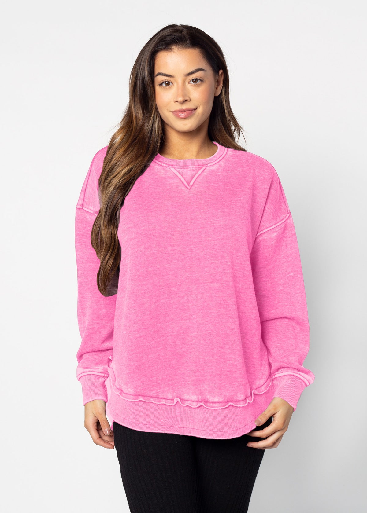 Burnout Hi-Lo Crew – chicka-d