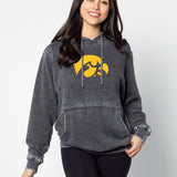 Burnout Iowa Hawkeyes Everybody Hoodie in Charcoal
