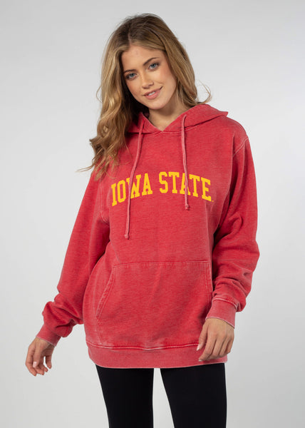 Women's Burnout Fleece Hoodie - NCAA Licensed, Unisex Fit, Soft & Comfortable Game Day Sweatshirt (Oatmeal)