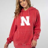 Burnout Everybody Hoodie Nebraska Cornhuskers in Cardinal