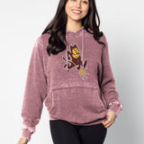 Burnout Everybody Hoodie Arizona State Sun Devils in Merlot