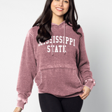 Burnout Everybody Hoodie Mississippi State Bulldogs in Merlot