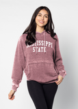 Burnout Everybody Hoodie Mississippi State Bulldogs in Merlot