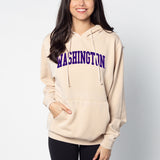 Burnout Everybody Hoodie Washington Huskies in Oatmeal