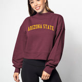 Hailey Sweatshirt Arizona State Sun Devils in Maroon