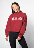 Hailey Sweatshirt Alabama Crimson Tide in Crimson