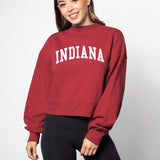 Hailey Sweatshirt Indiana Hoosiers in Crimson
