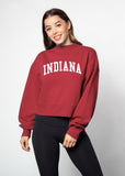 Hailey Sweatshirt Indiana Hoosiers in Crimson