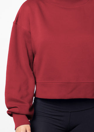 Hailey Sweatshirt Arkansas Razorbacks in Crimson