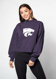 Hailey Sweatshirt Kansas State Wildcats in Purple