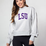 Hailey Sweatshirt LSU Tigers in Ash Grey