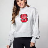 Hailey Sweatshirt North Carolina State Wolfpack in Ash Grey
