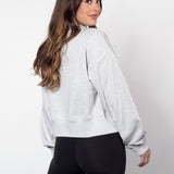 Hailey Sweatshirt Mississippi State Bulldogs in Ash Grey