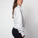 Hailey Sweatshirt Mississippi State Bulldogs in Ash Grey