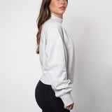 Hailey Sweatshirt Nebraska Cornhuskers in Ash Grey