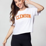 Short 'N Sweet Tee Clemson Tigers in White
