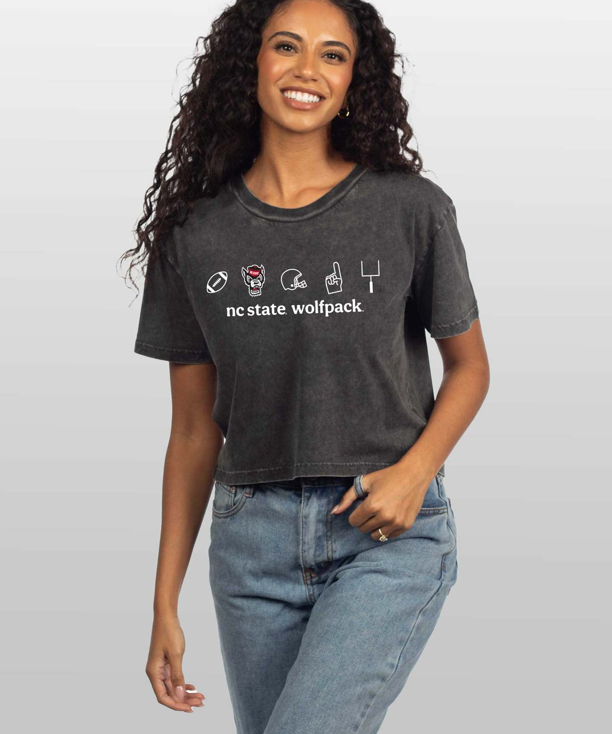 NC State Wolfpack Women’s Cropped Tee