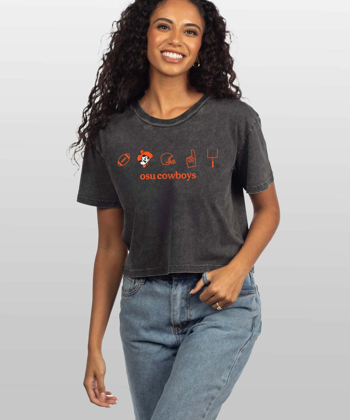 Oklahoma State Cowboys Women’s Cropped Tee