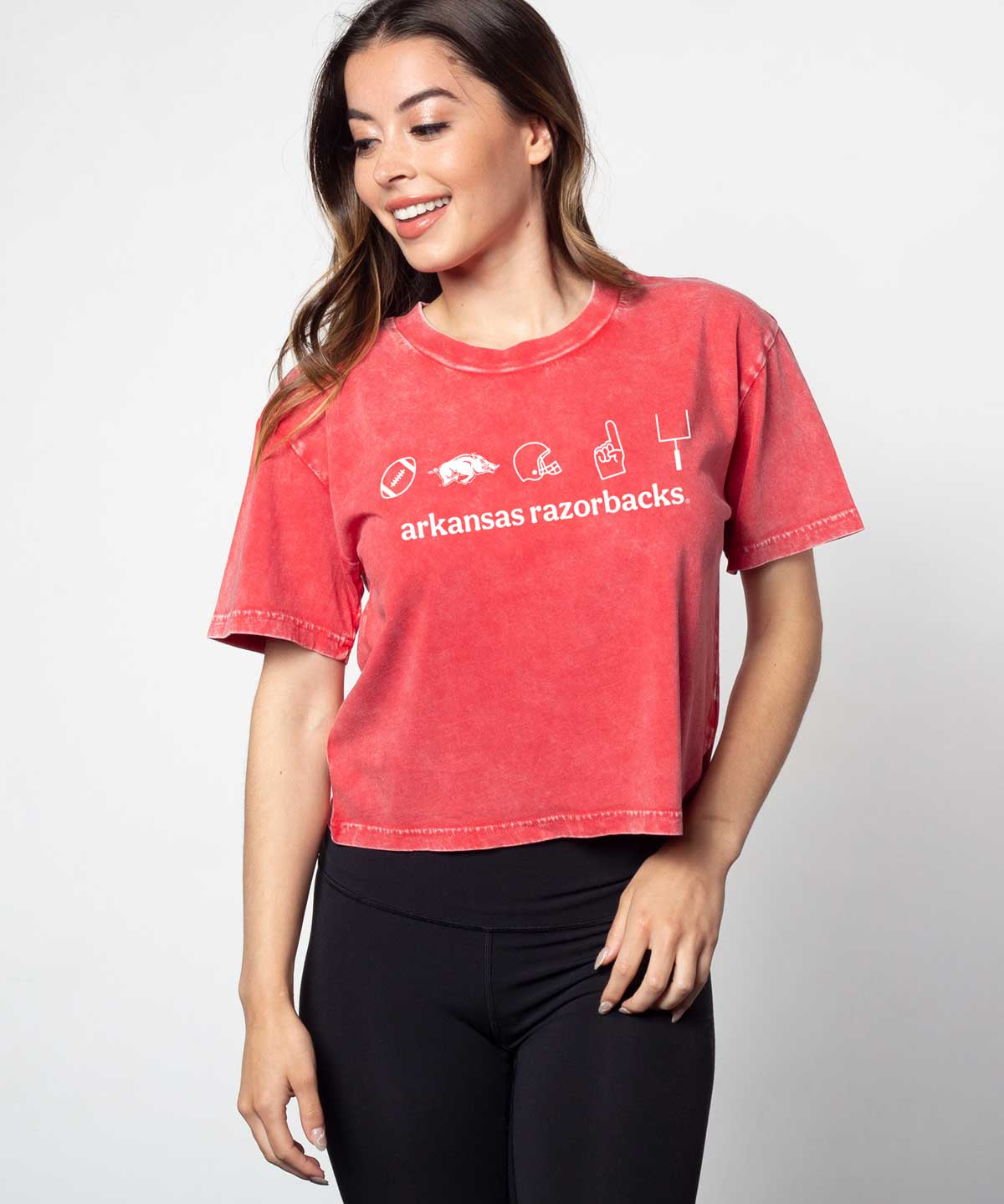 Arkansas Razorbacks Women’s Cropped Tee