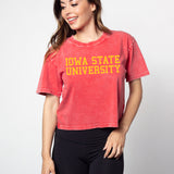 Short 'N Sweet Tee Iowa State Cyclones in Cardinal