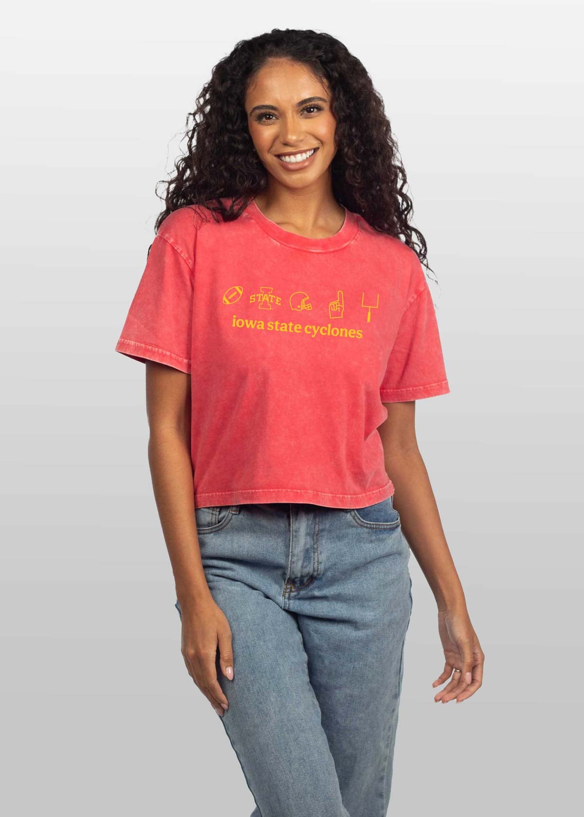 Iowa State Cyclones Women’s Cropped Tee