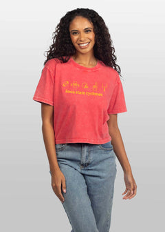 Iowa State Cyclones Women’s Cropped Tee