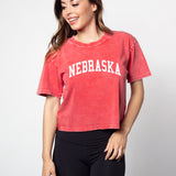 Short 'N Sweet Tee Nebraska Cornhuskers in Cardinal