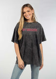 Indiana Hoosiers oversized womens Band Tee