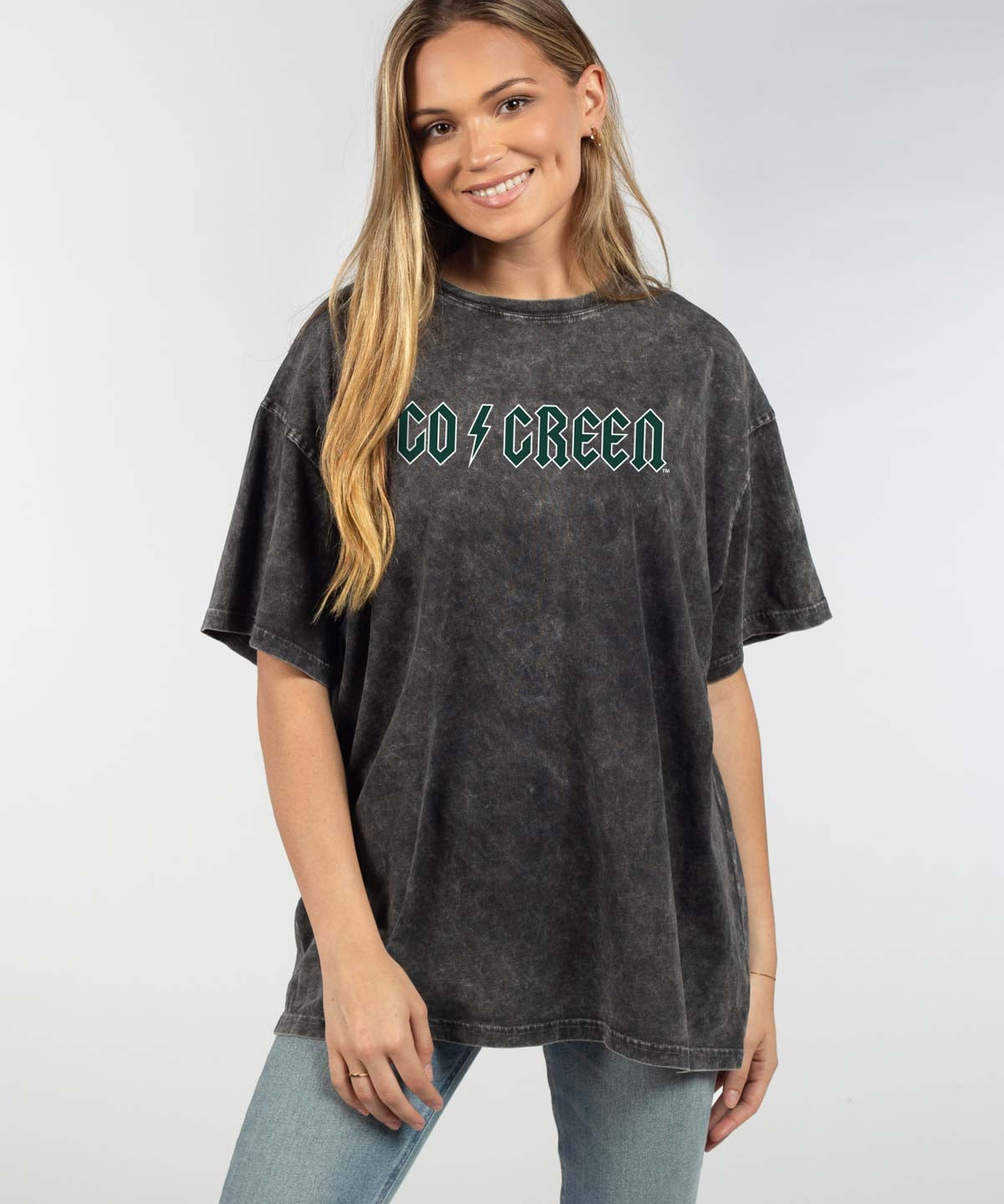 Michigan State Spartans oversized womens Band Tee