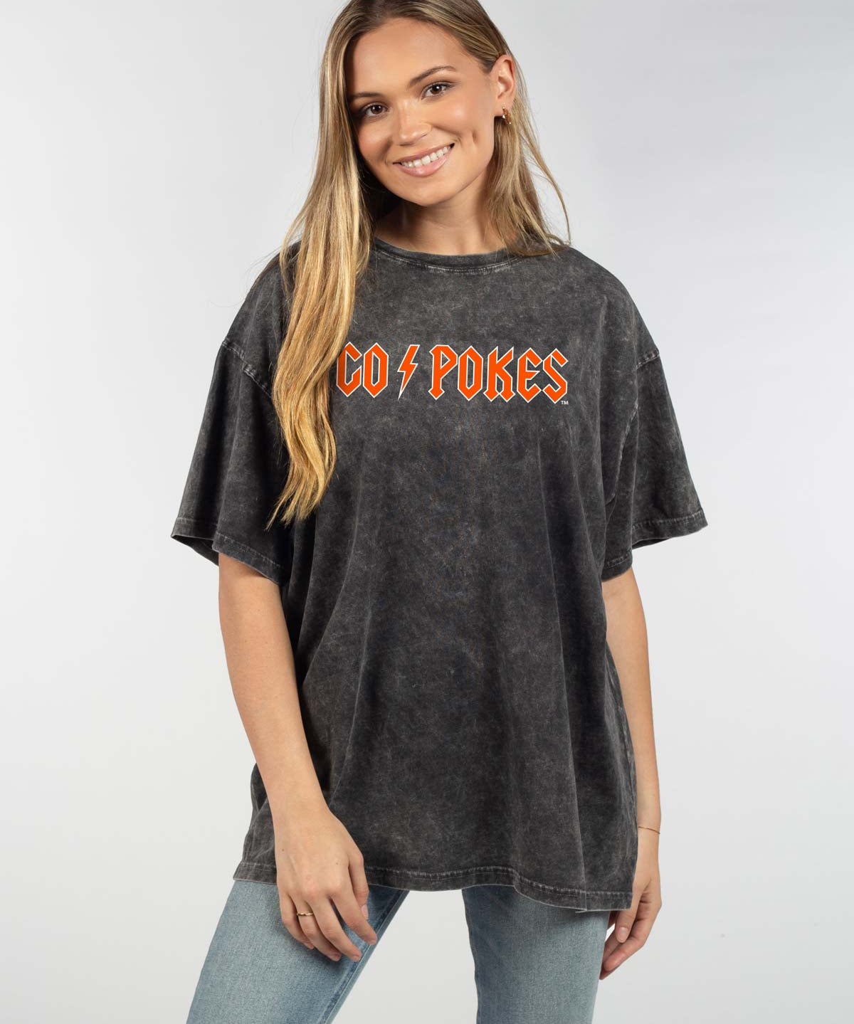 Oklahoma State Cowboys oversized womens Band Tee