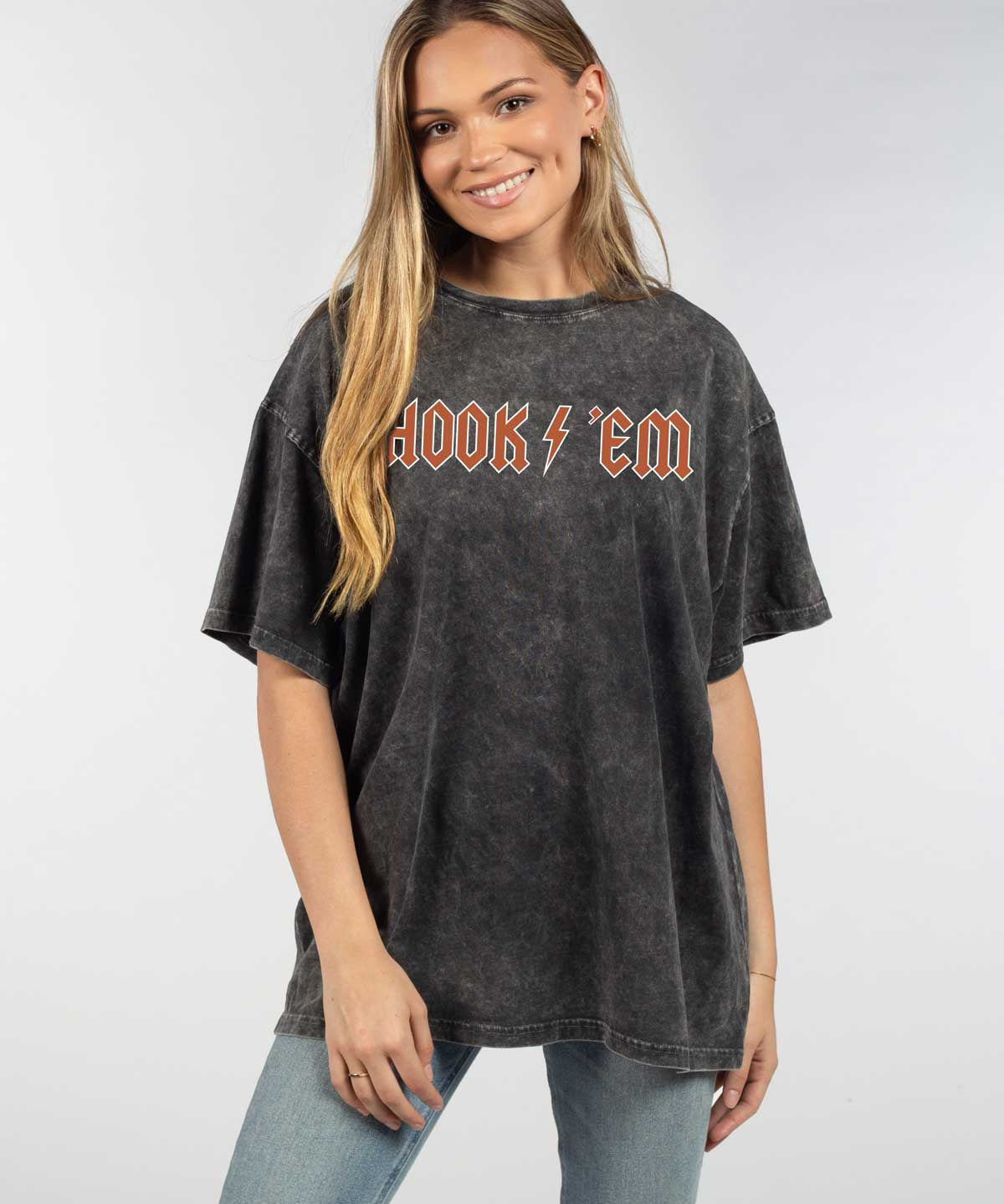 Texas Longhorns oversized womens Band Tee