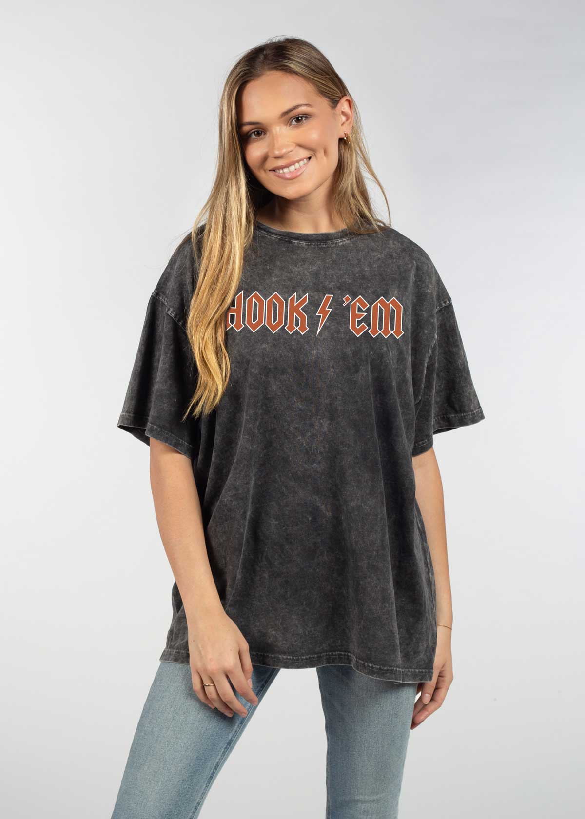 Texas Longhorns oversized womens Band Tee