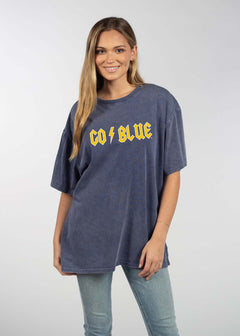 Michigan Wolverines oversized womens Band Tee