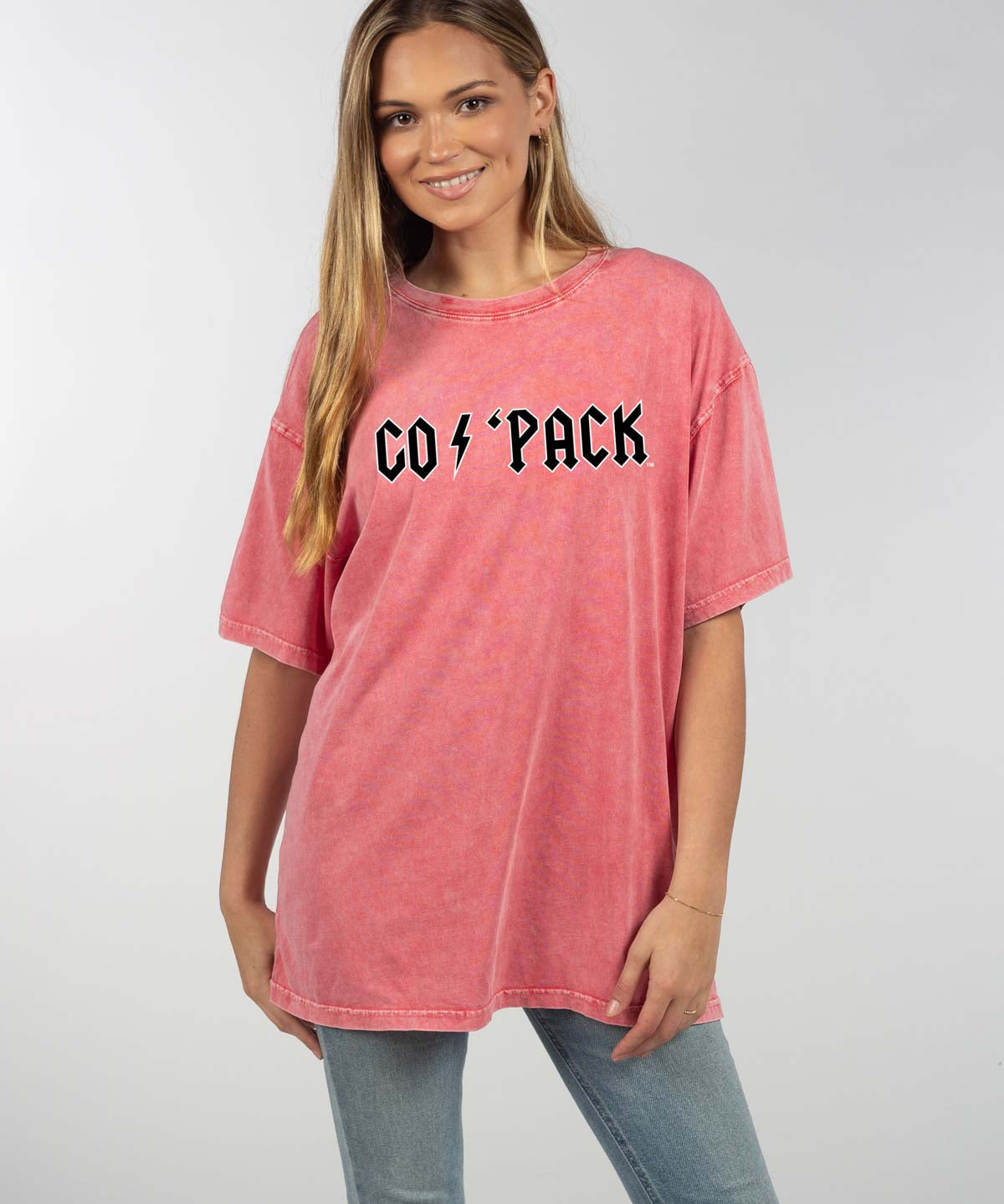 NC State Wolfpack oversized womens Band Tee