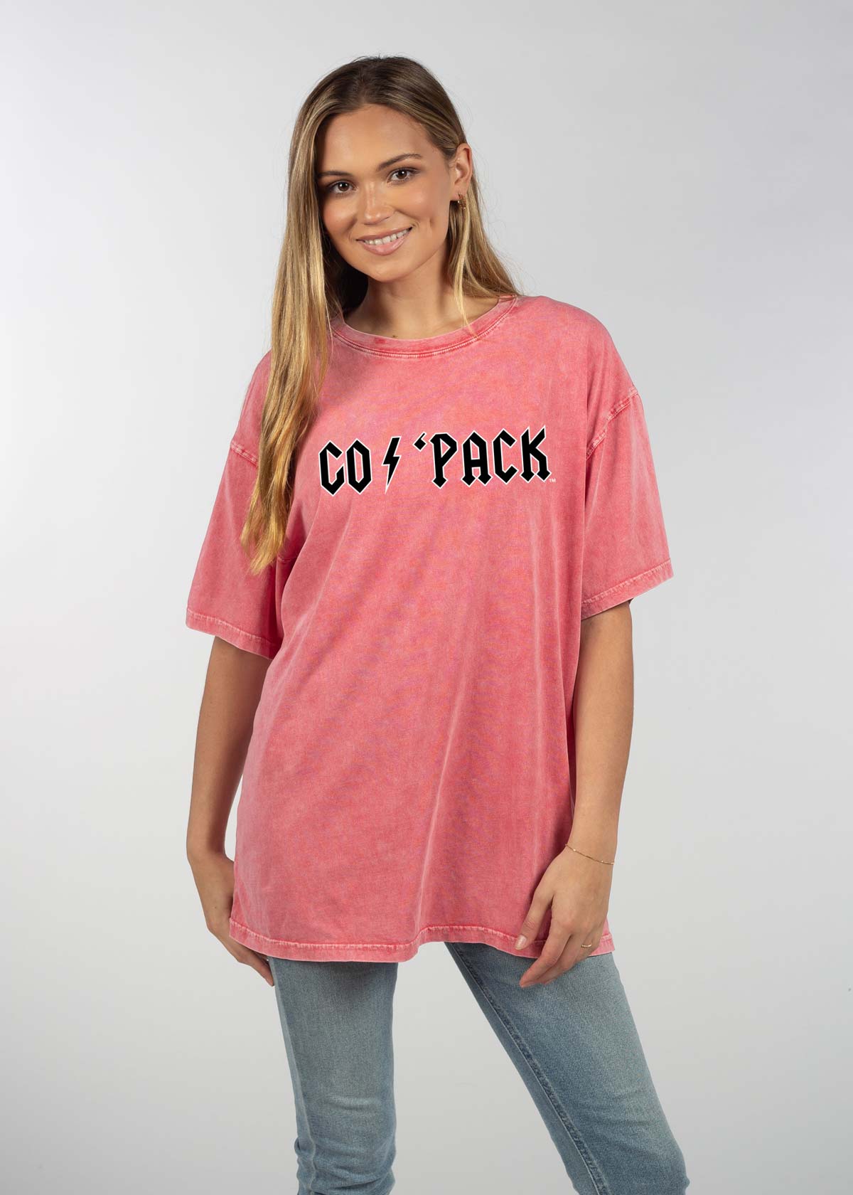 NC State Wolfpack oversized womens Band Tee