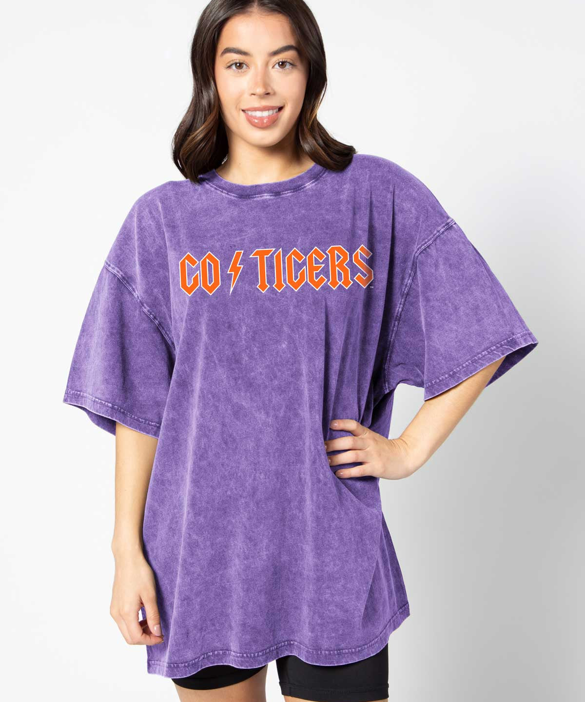 Clemson Tigers oversized womens Band Tee