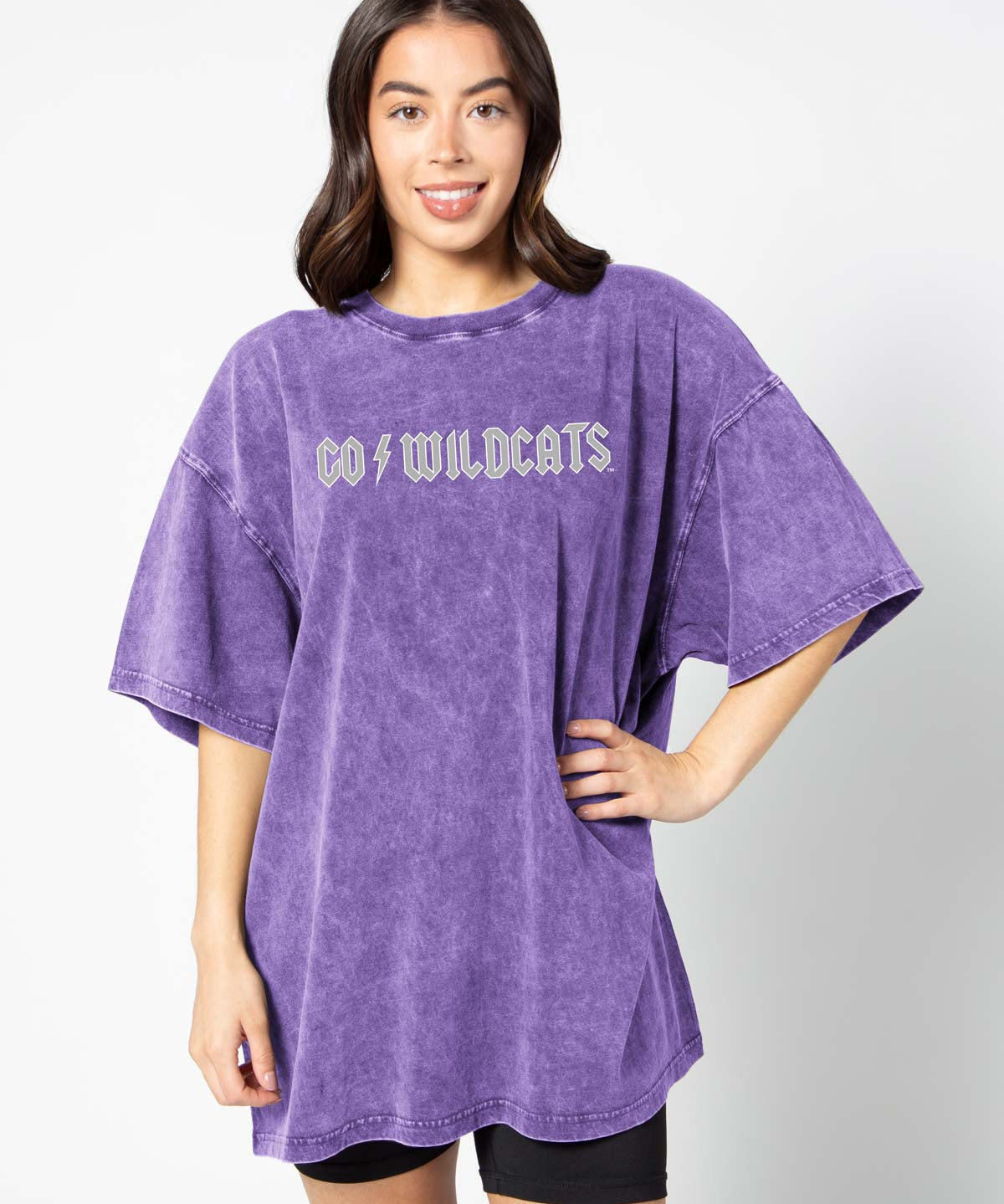 Kansas State Wildcats oversized womens Band Tee