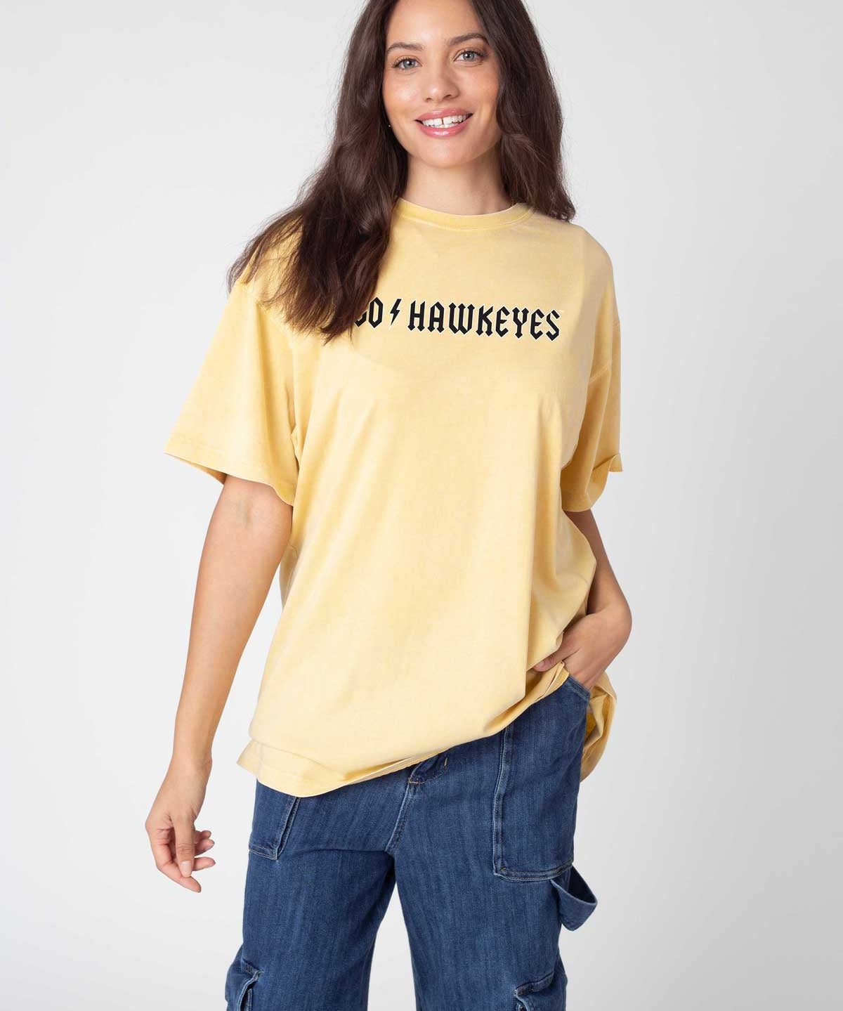 Iowa Hawkeyes oversized womens Band Tee