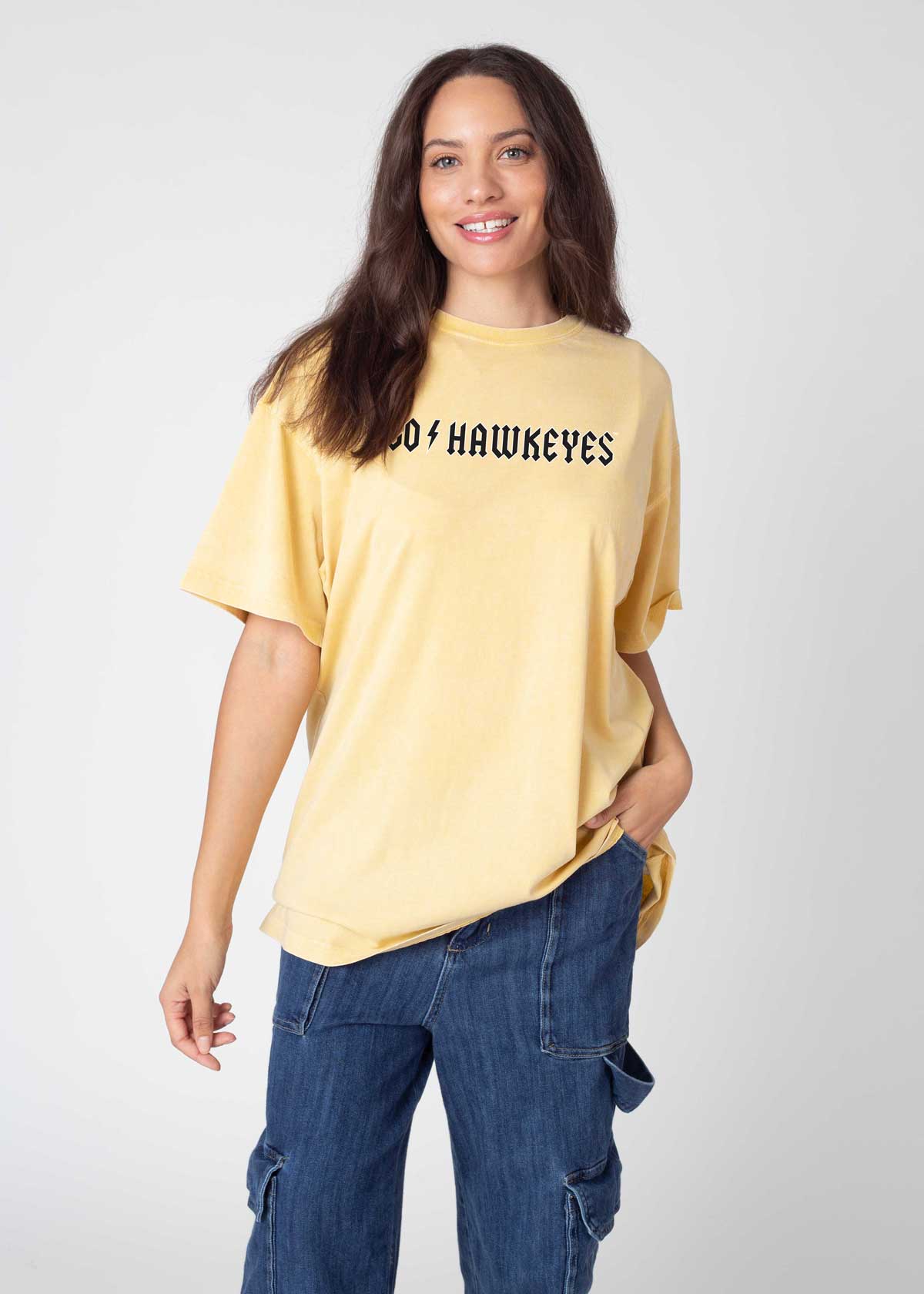 Iowa Hawkeyes oversized womens Band Tee