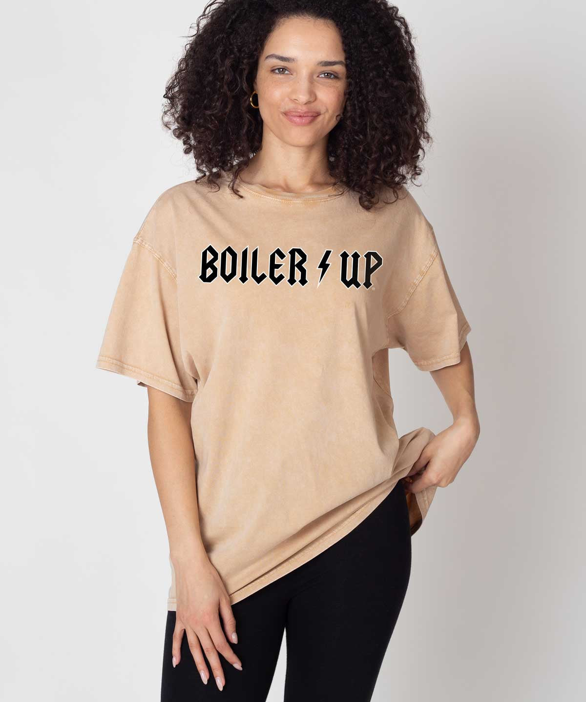 Purdue Boilermakers oversized womens Band Tee