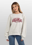 chicka d Arkansas Razorbacks Old School Crew S