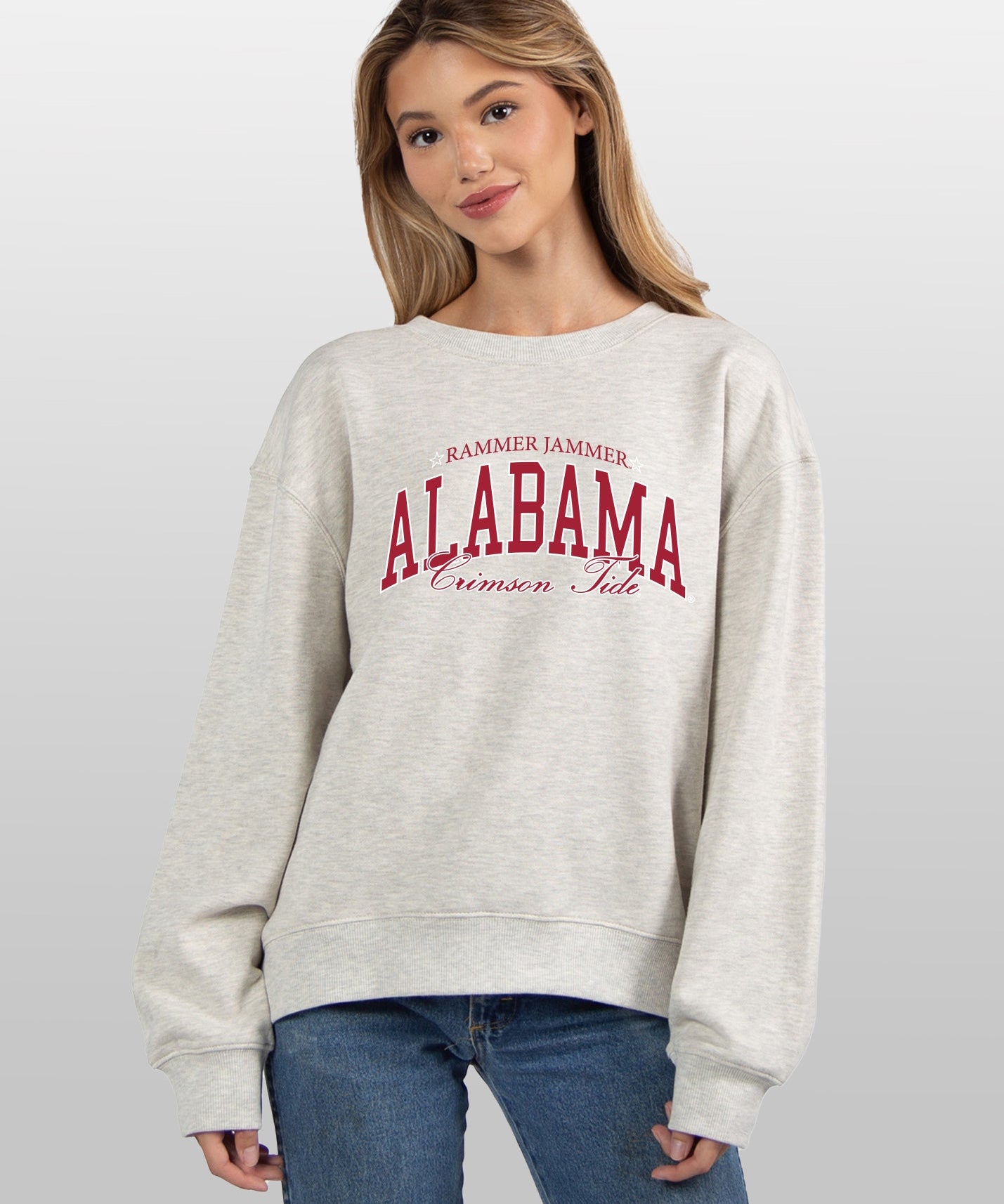 Alabama Crimson Tide grey womens sweatshirt 