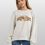 Arizona State Sun Devils grey womens sweatshirt 