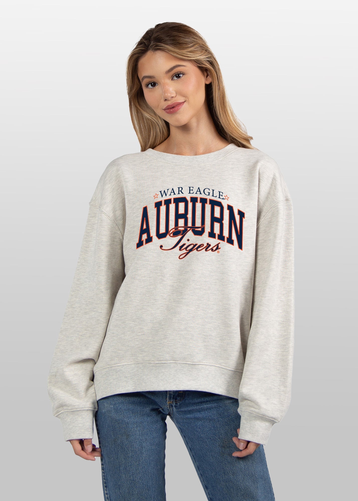 Auburn Tigers grey women's sweatshirt