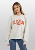 Clemson Tigers grey women’s sweatshirt