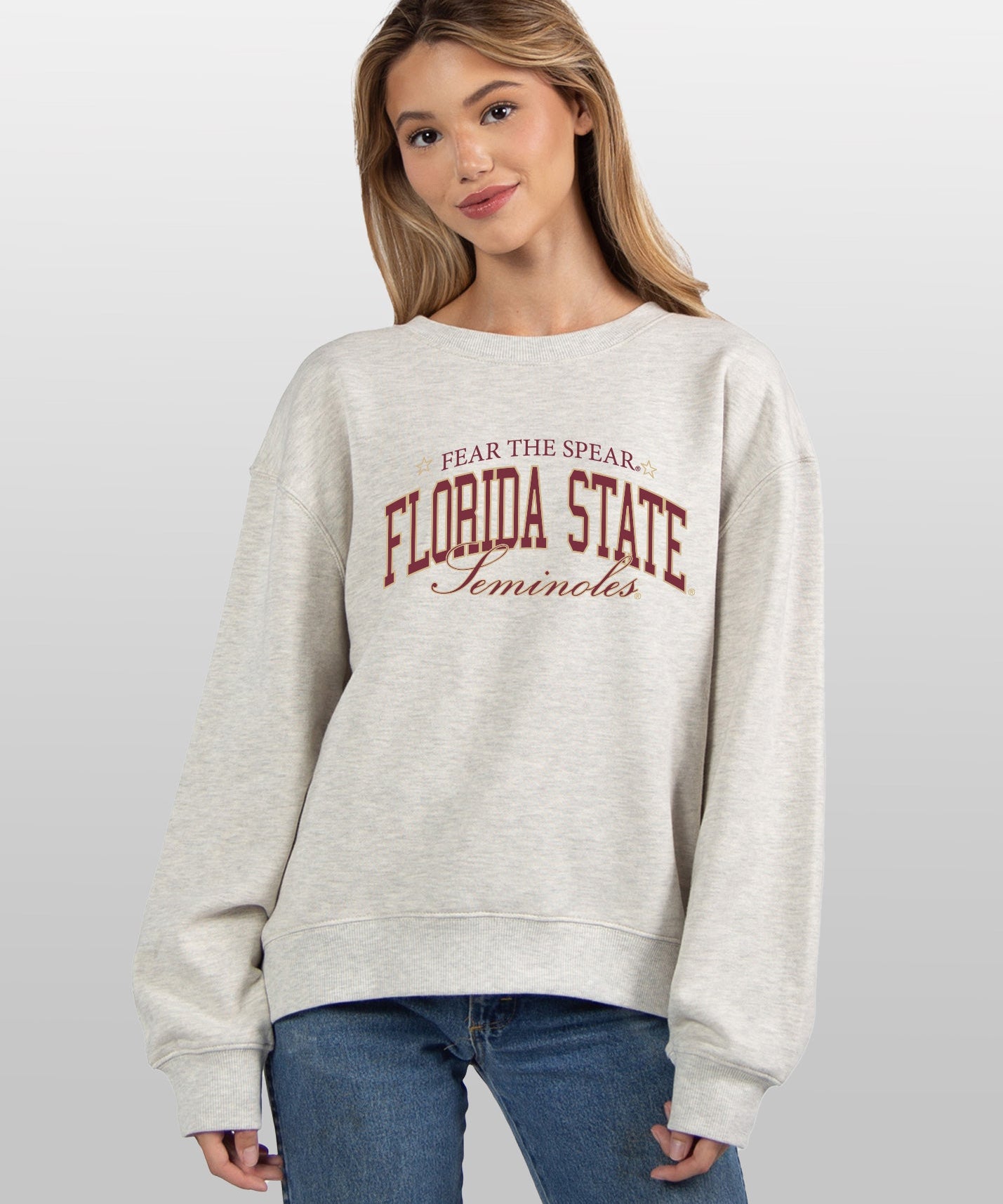 Florida State Seminoles grey women’s sweatshirt
