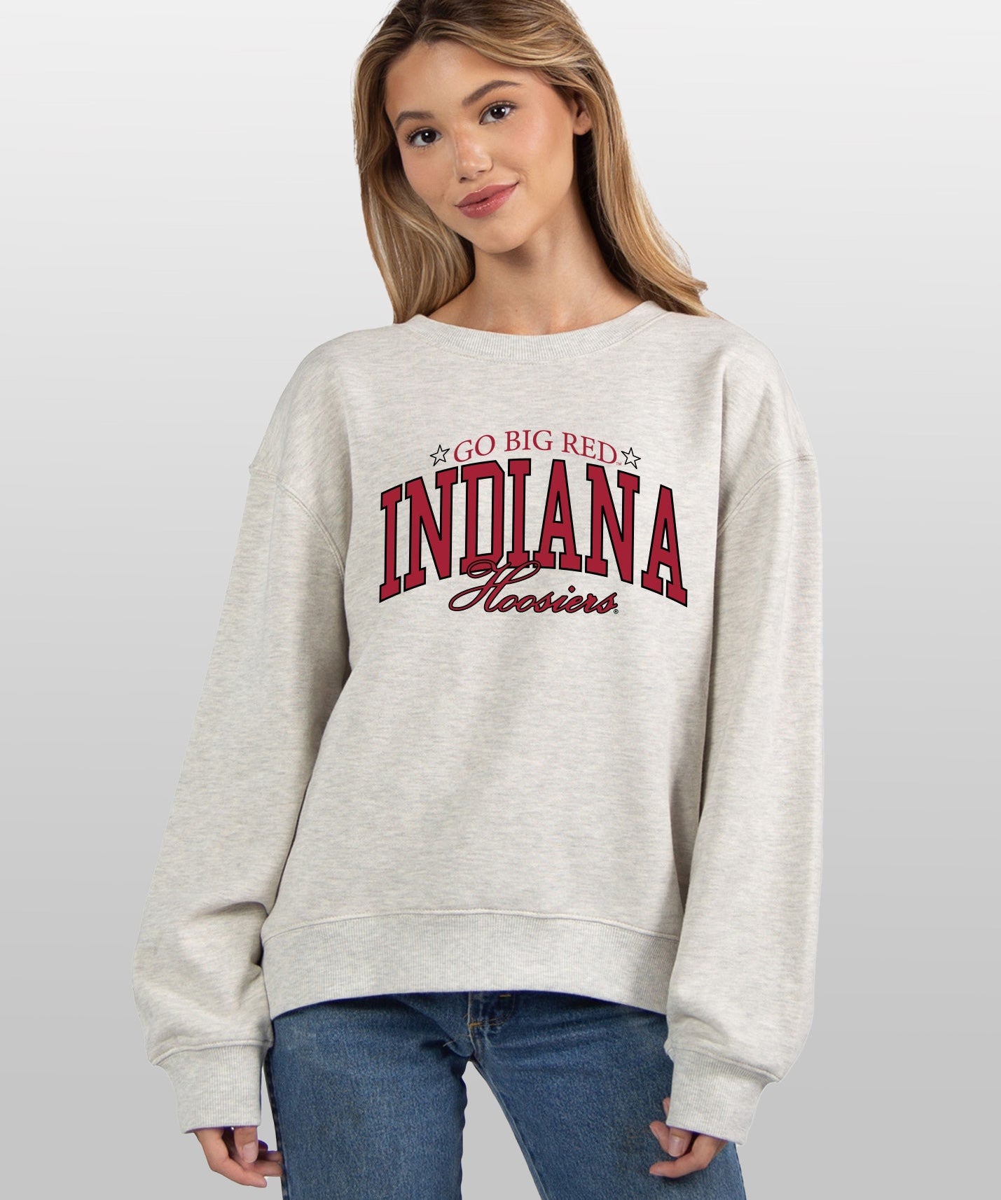 Indiana Hoosiers grey women’s sweatshirt